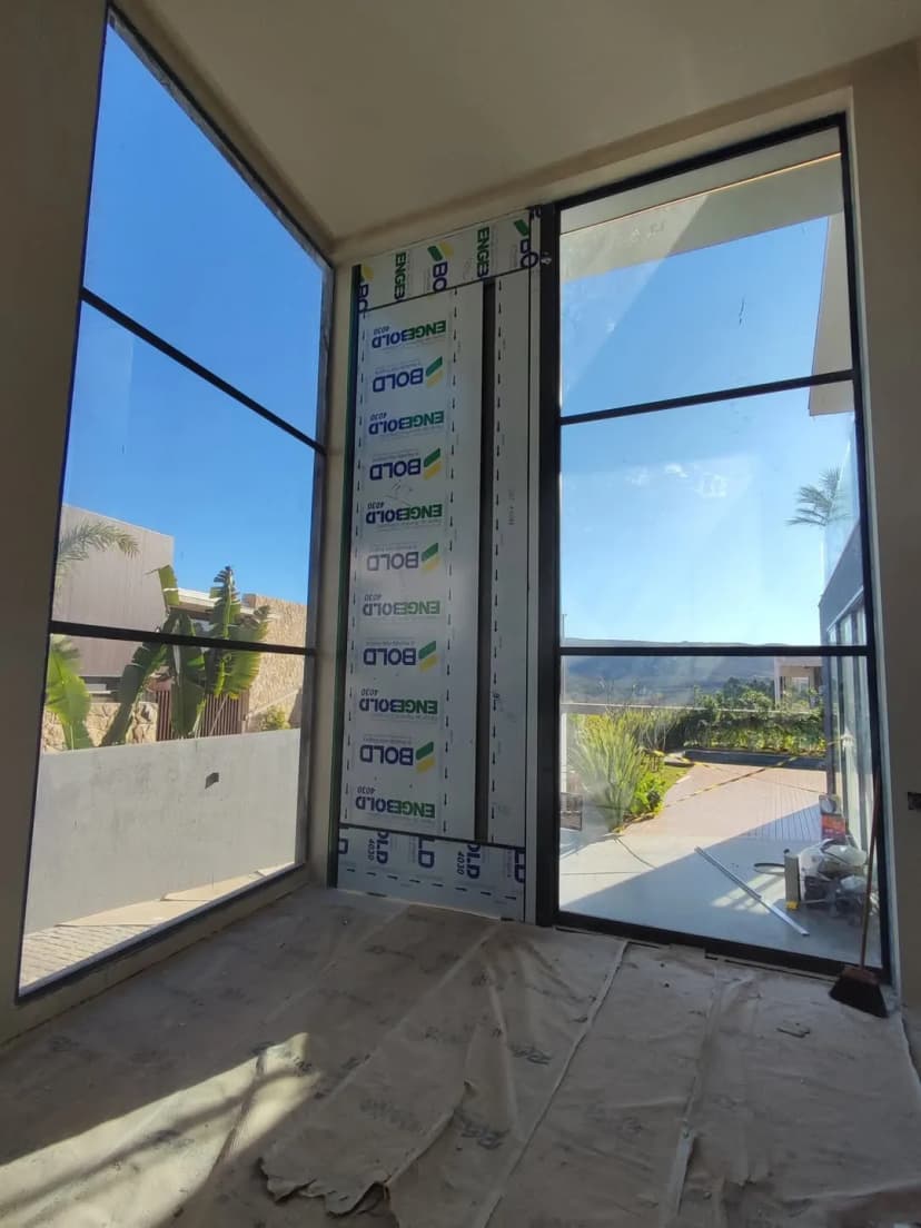 Projeto de esquadrias e vidros e porta ACM da WMA