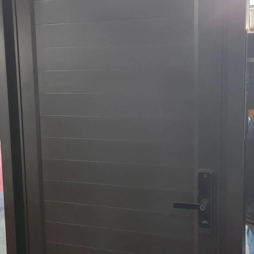 Porta de esquadria de alumínio